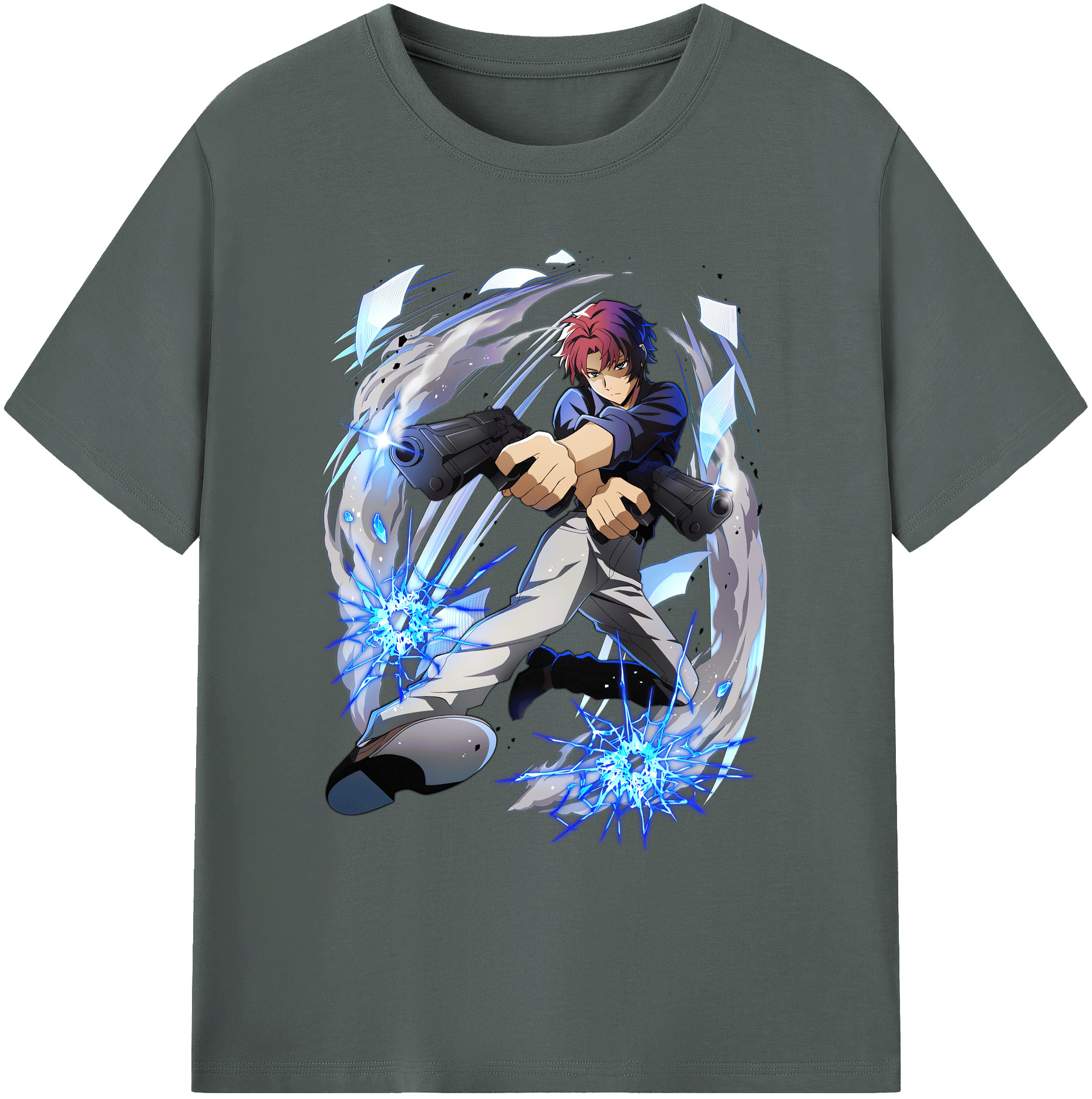 （画像用） 文豪ストレイドッグス Bungo Stray Dogs 綿100％ メンズ半袖Tシャツ｜肌触りやわらか＆通気性